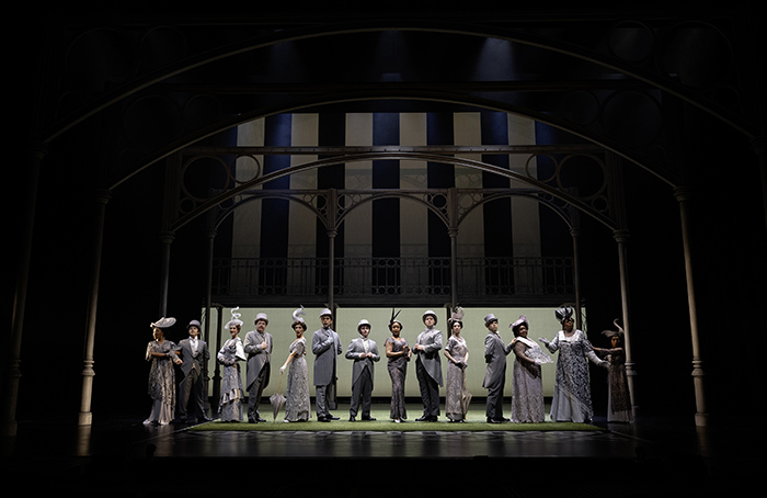 The cast of Lerner and Loewe’s My Fair Lady (Shaw Festival, 2024). Photo by David Cooper.
